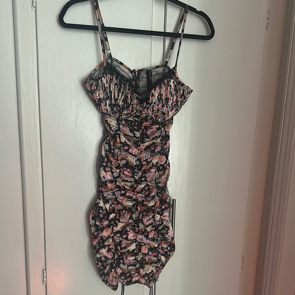 For Love & Lemons floral mini dress